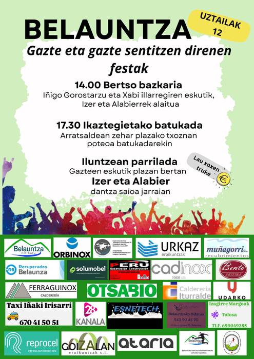 Gazte eta gazte sentitzen direnen festak