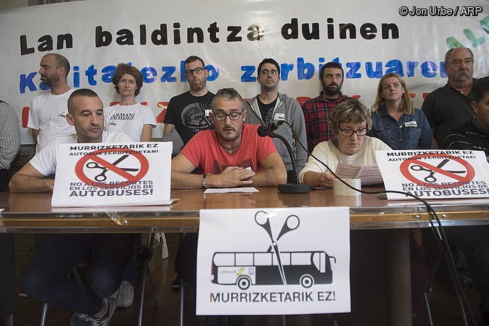 Gidariak, protestara