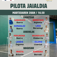 Pilota jaialdia
