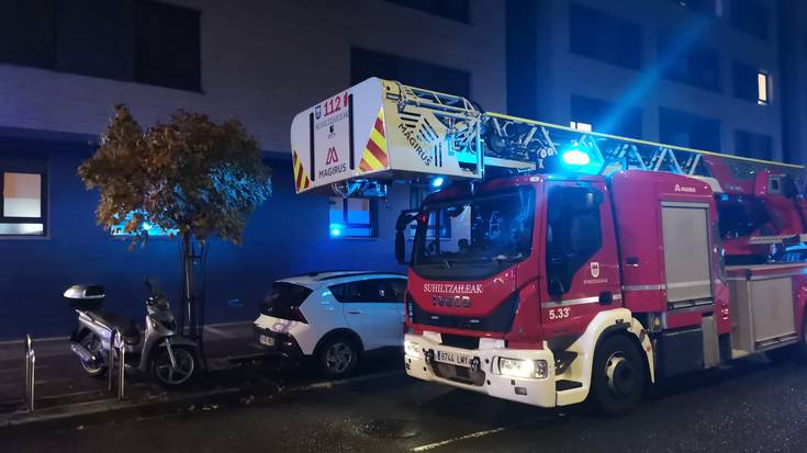 Sute txiki bat izan da Larramendi auzoko etxebizitza batean