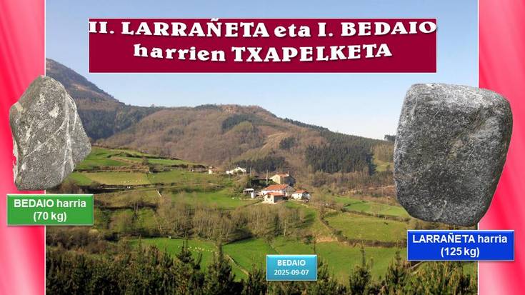 II. Larrañeta eta I. Bedaio harrien txapelketa (Bedaio, 2025-09-07) (39'30'')