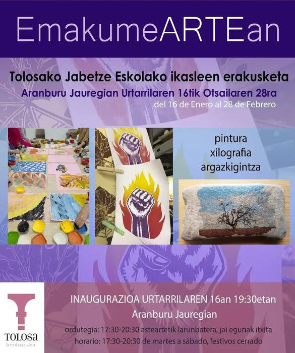 Erakusketa. 'EmakumeARTEan'
