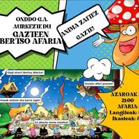 Gazteen bertso afaria