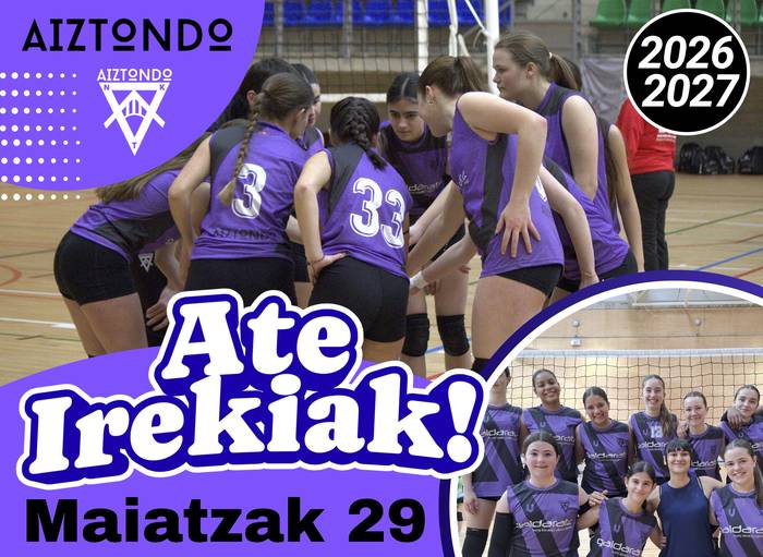 Aiztondo klubaren ate irekien jardunaldia ostiralean