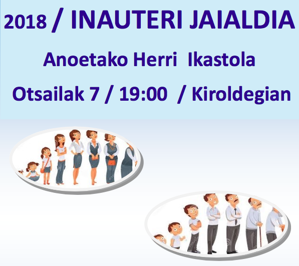 Inauteri jaialdia, otsailaren 7an, kiroldegian