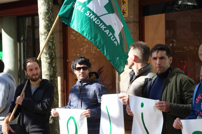 Garbitzaileak protestan, ELA 21 1550232988318