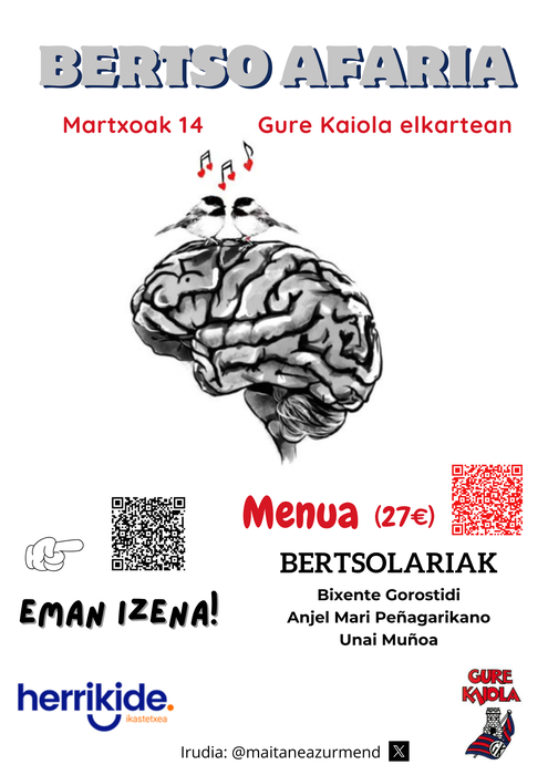 Bertso afaria