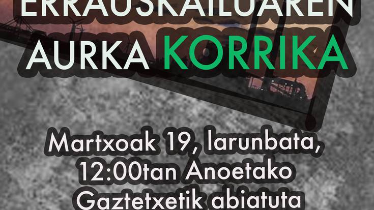 Errauste plantaren aurkako korrika txikia larunbatean