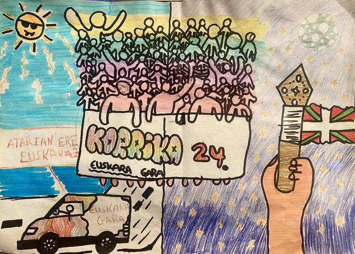 Atarian ere euskaraz