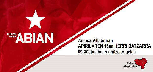 'Abian' prozesuaren baitako herri batzarra