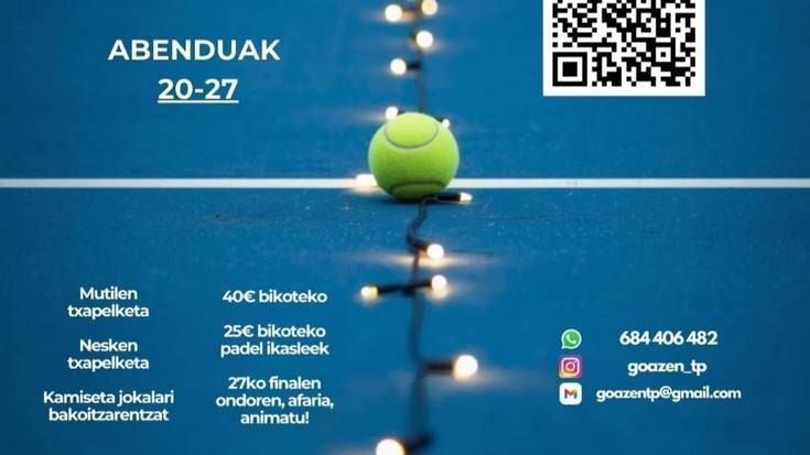 Tolosako Gabonetako IV. Padel Txapelketa