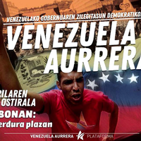 Elkarretaratzea: 'Venezuela aurrera!'