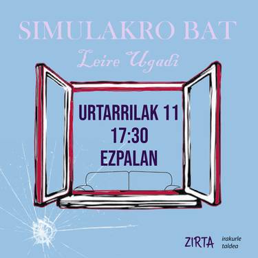Zirta irakurle taldea: 'Simulakro bat'