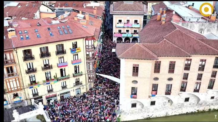 Inauterien hasiera eta txupinazoa, ZUZENEAN