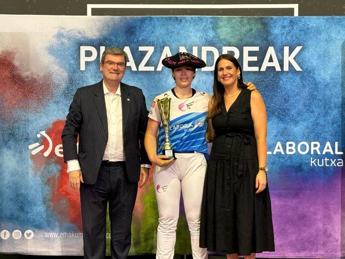 Itxaso Erasun Plazandreak txapelketako txapeldun