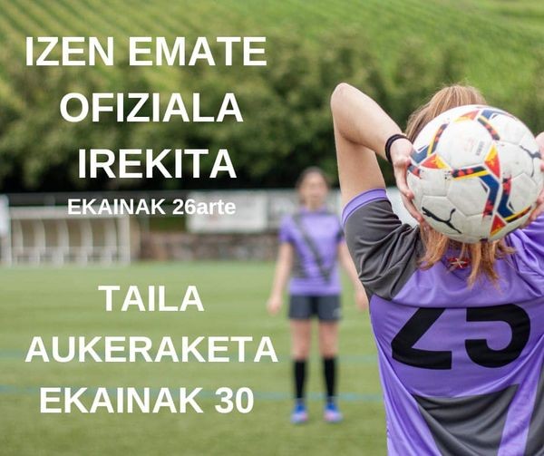 Eman izena 22/23 futbol denboraldirako