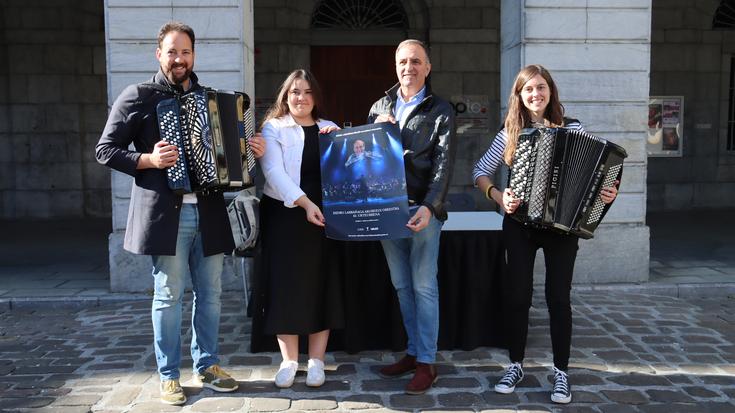 Isidro Larrañaga Akordeoi Orkestrak 45 urte ospatuko ditu
