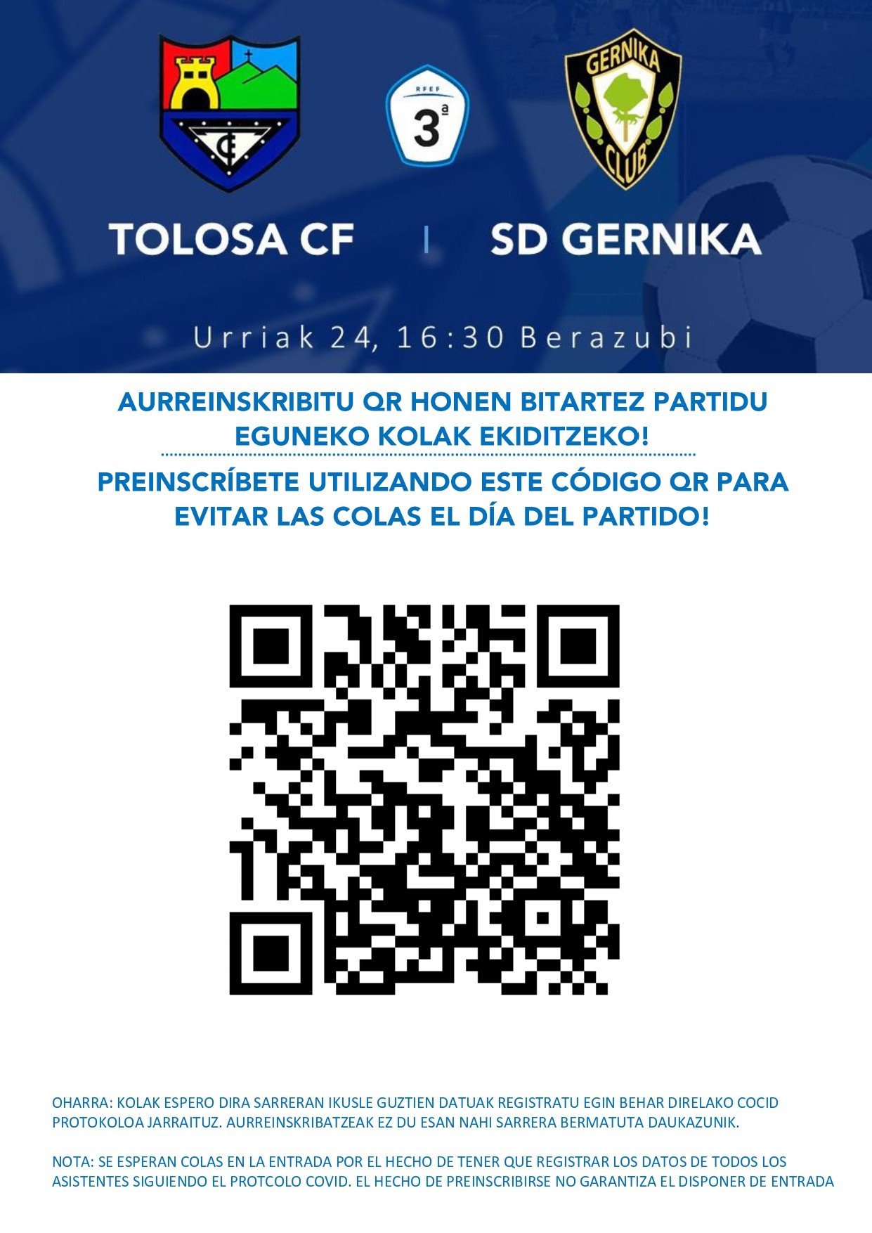 Tolosa CF - Gernika