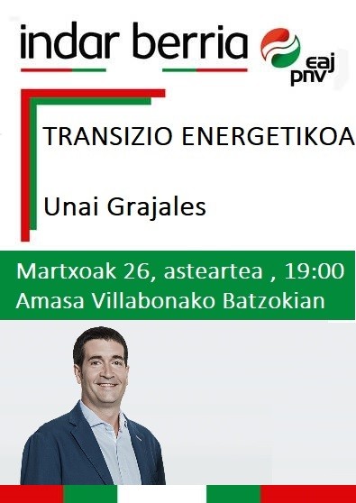 Hitzaldia: Trantsizio energetikoa
