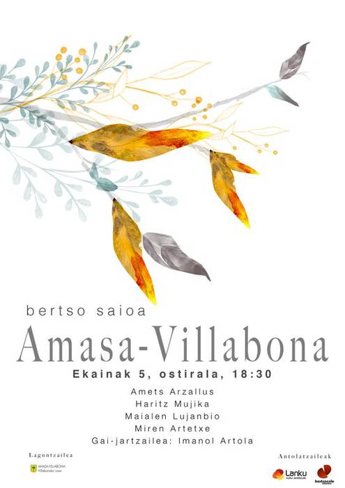 Bertso saioa bihar Amasa-Villabonan