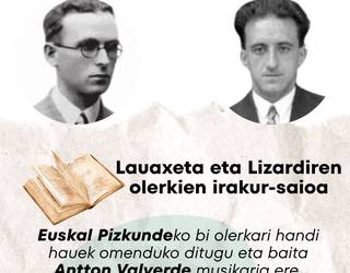 Lauaxeta eta Lizardiren olerkien irakurketa saioa